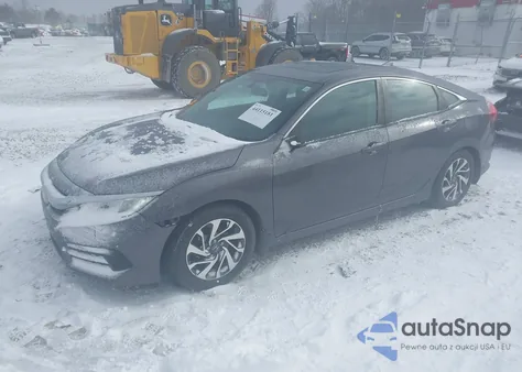 2018 Honda Civic Ex from USA, damaged, VIN 2HGFC2F74JH551421